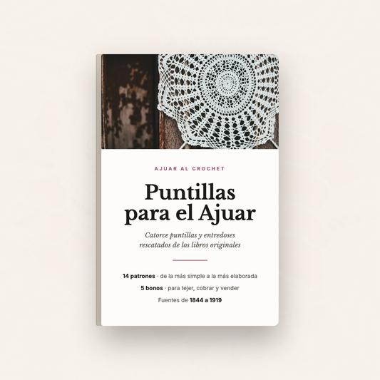 Puntillas para el Ajuar — 14 patrones de crochet + 5 bonos