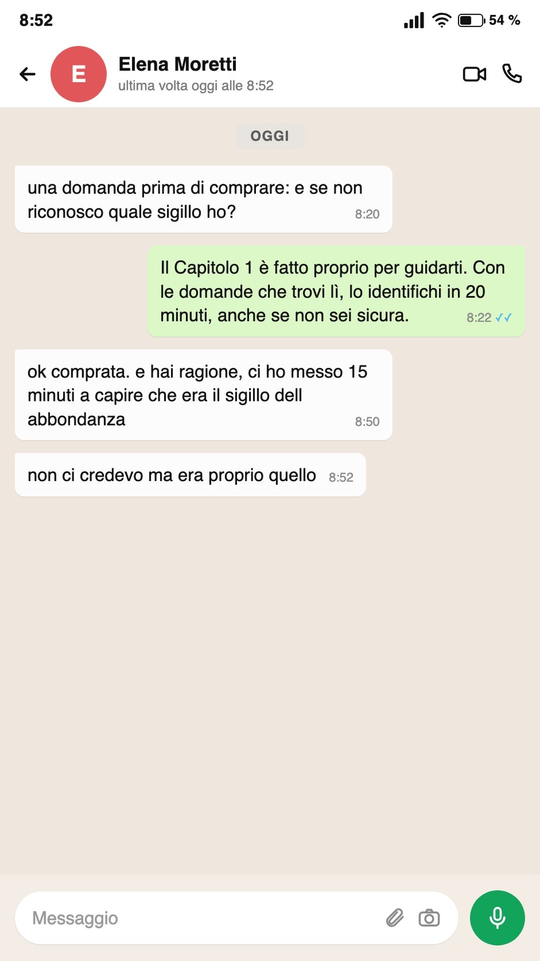 Testimonianza Elena