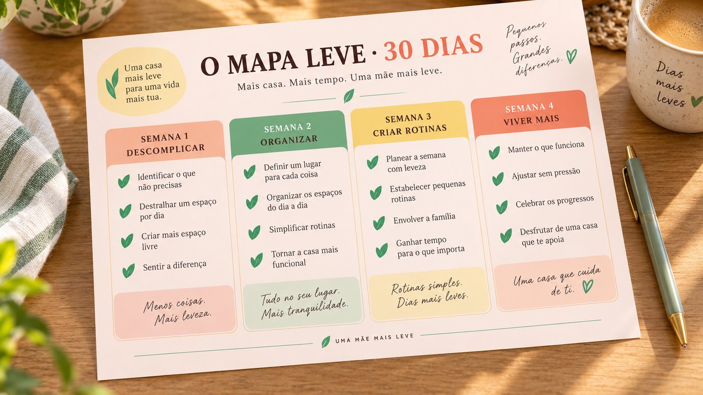 O Mapa Leve de 30 dias