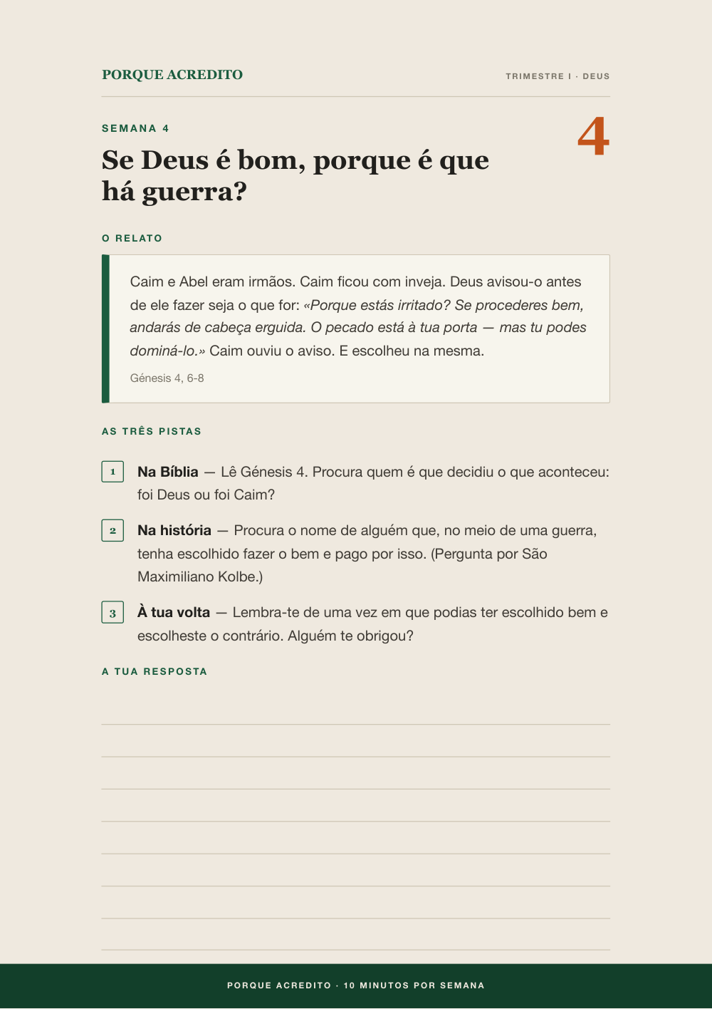 Folha do caderno 4